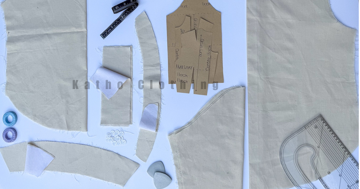 Basic bodice block patterns with standard body measurements chart