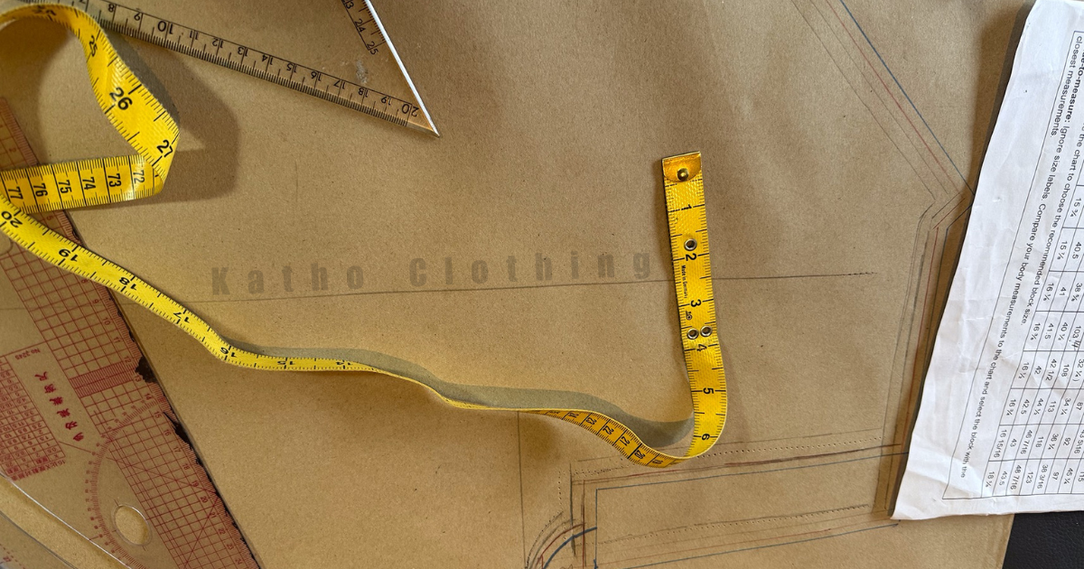 Standard body measurements chart for grading